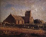 Jean Francois Millet Church oil painting